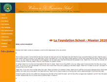 Tablet Screenshot of lafoundation.com